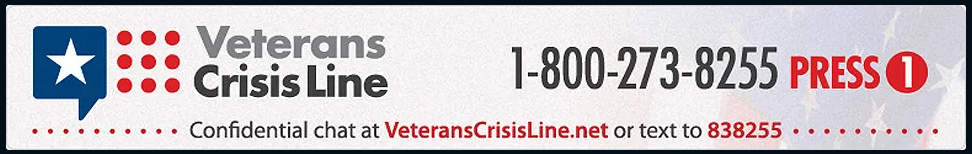 Veterans Crisis Line — confidential support